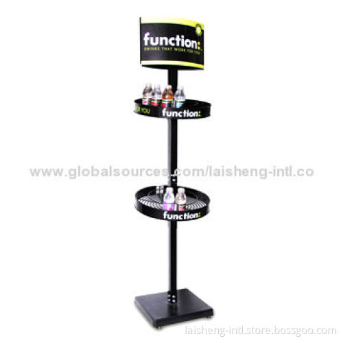 Beverage drinks display stand, made of steelNew